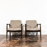 Paire de fauteuils GFM-64 par Edmund Homa Années 1960