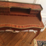 Desk happiness of the day Louis XV style  in rosewood