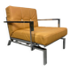 Fauteuil lounge design milieu du siècle - Studio beige