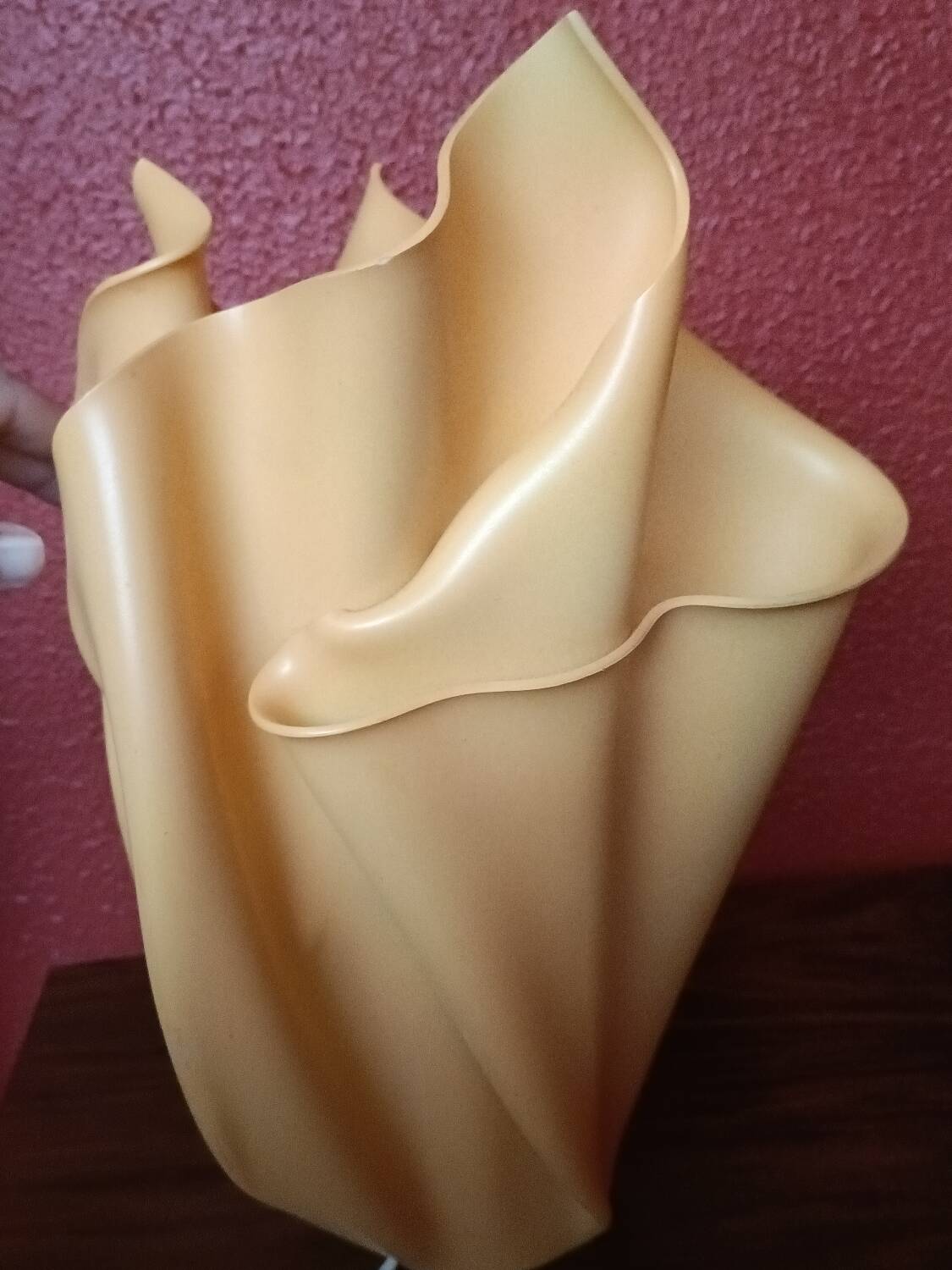 Vintage Exclarares draped lamp