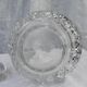 Chalcedony cut glass carafe chantilly by saint-louis