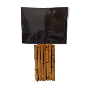 Natural bamboo lamp, 70's – Italia