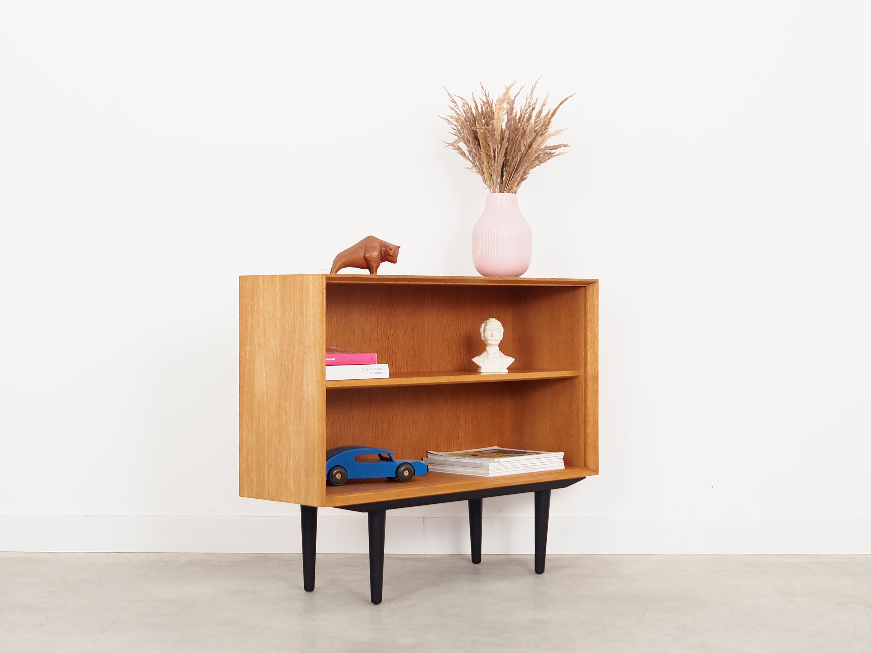 Ash bookcase, Danish design, 1970s, production Denmark