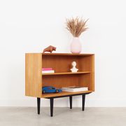 Ash bookcase, Danish design, 1970s, production Denmark