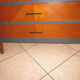 Commode vintage gris anthracite