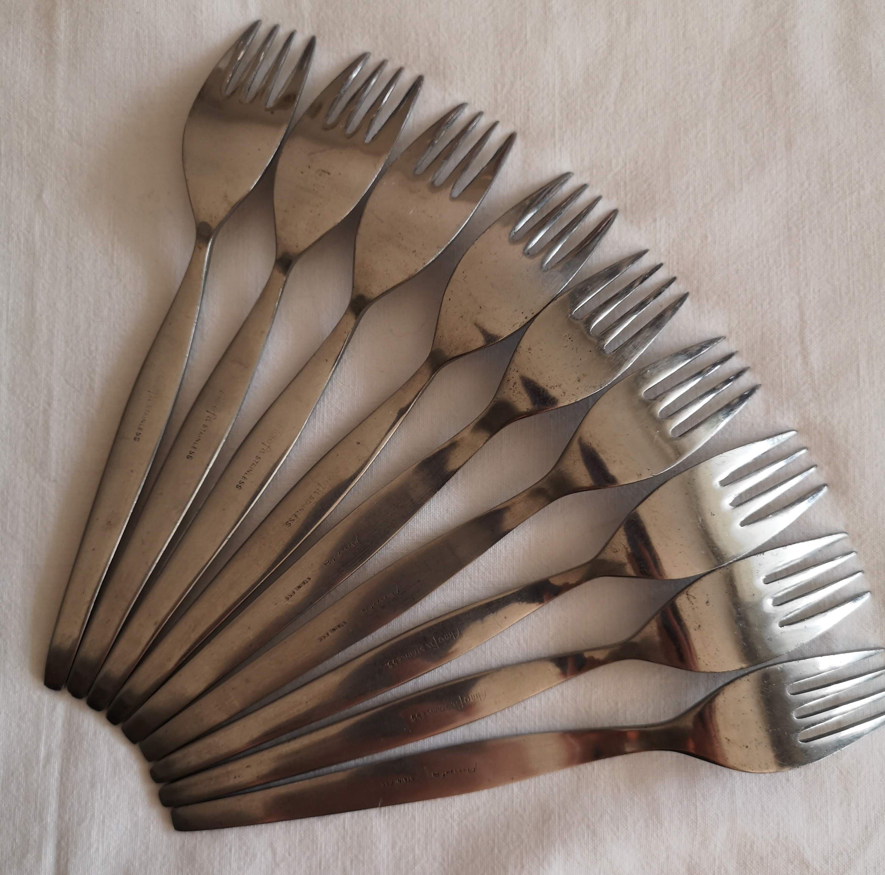 Lot cutlery stainless steel Amefa 70s