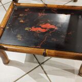 Table served Bamboo by Perret & Vibert late NINETEENTH