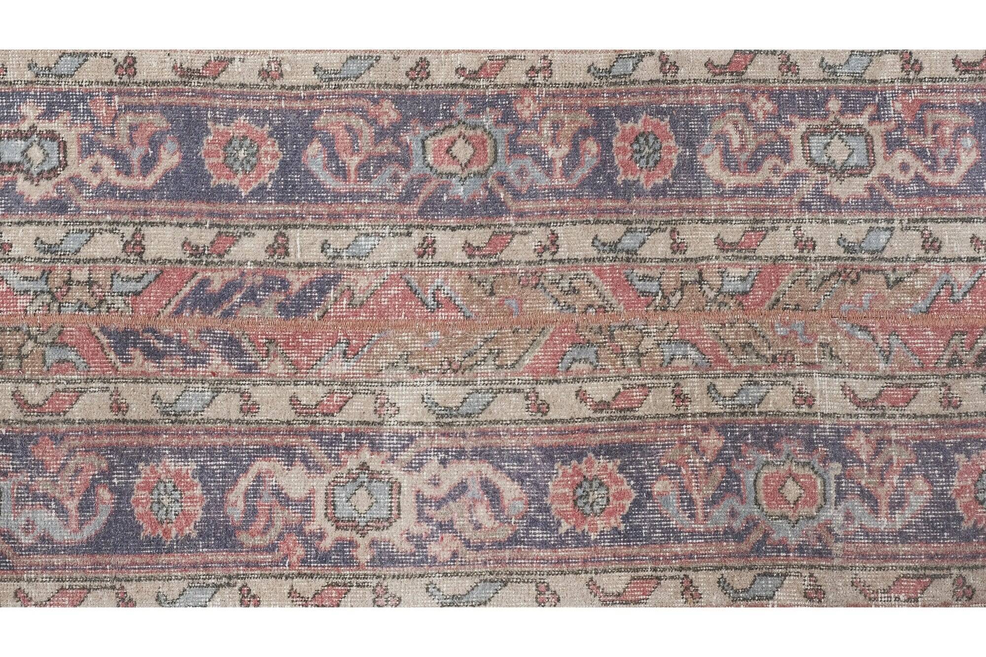 Vintage Turkish hallway rug 66x730 cm