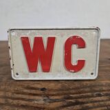 Toilet door nameplate - WC plate