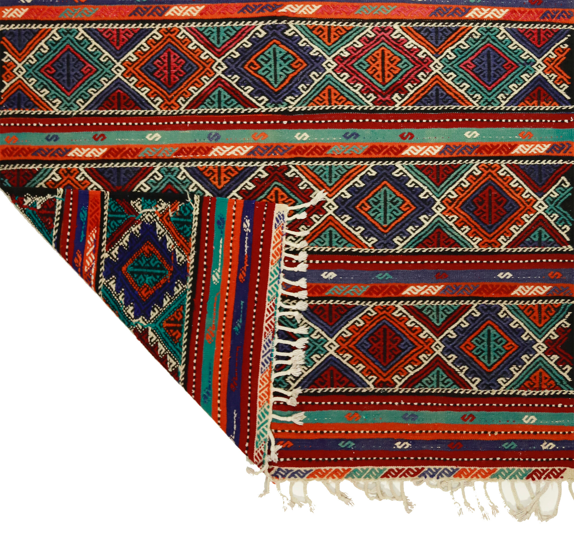 Anatolian handmade kilim rug 282 cm x 170 cm
