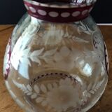 Vase en cristal taillé