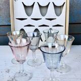 Luminarc vintage alcohol glass set