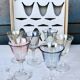 Luminarc vintage alcohol glass set
