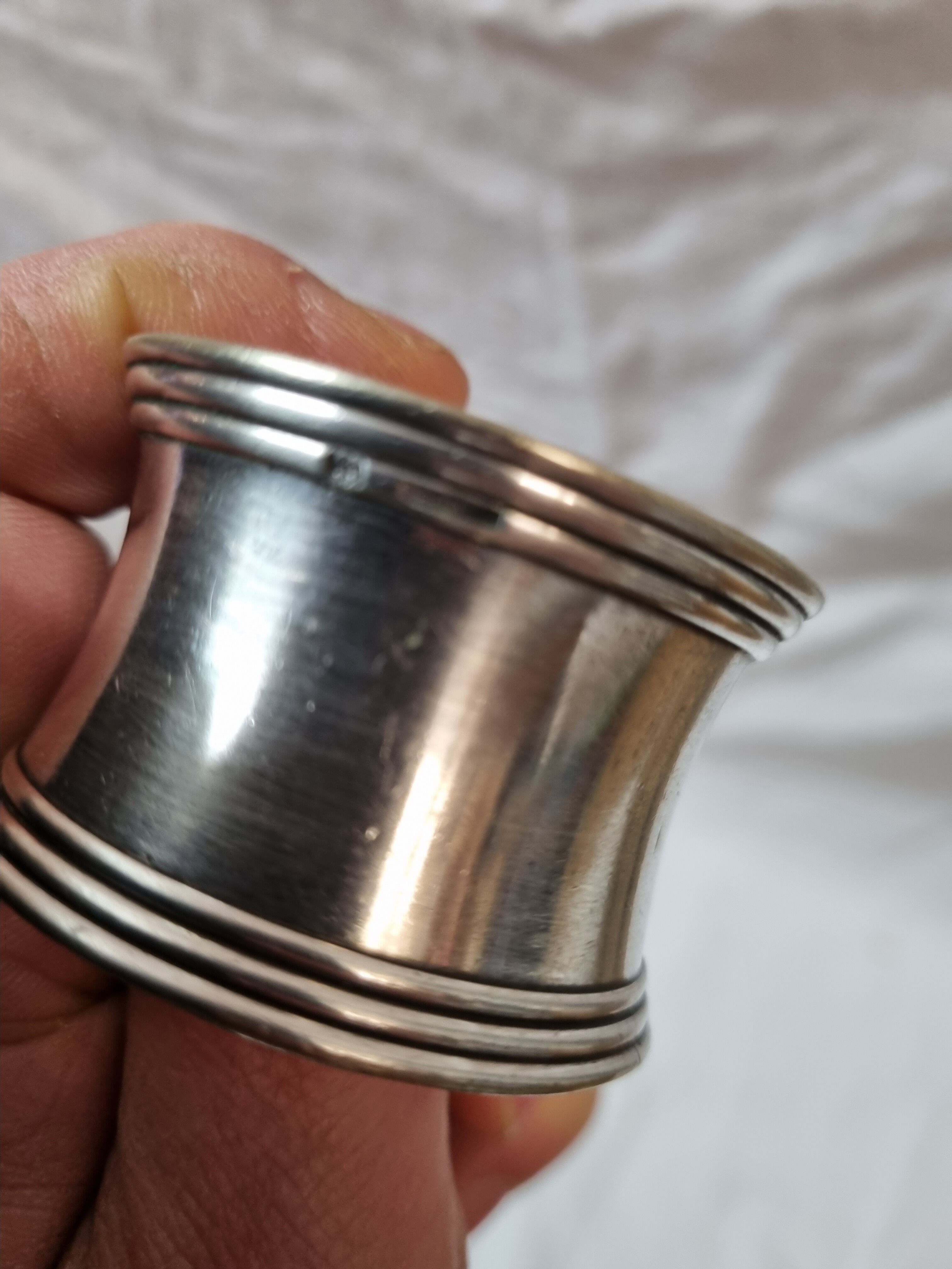 Christofle silver towel ring