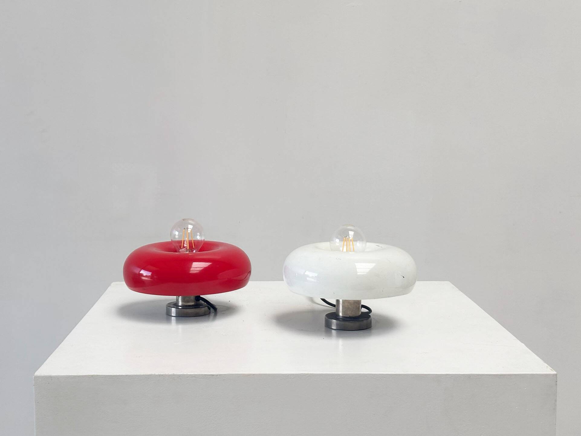 Set of two Ingo Maurer POX lamps