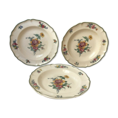 Set of 7 half-hollow plates Villeroy and Boch Mettlach 1562