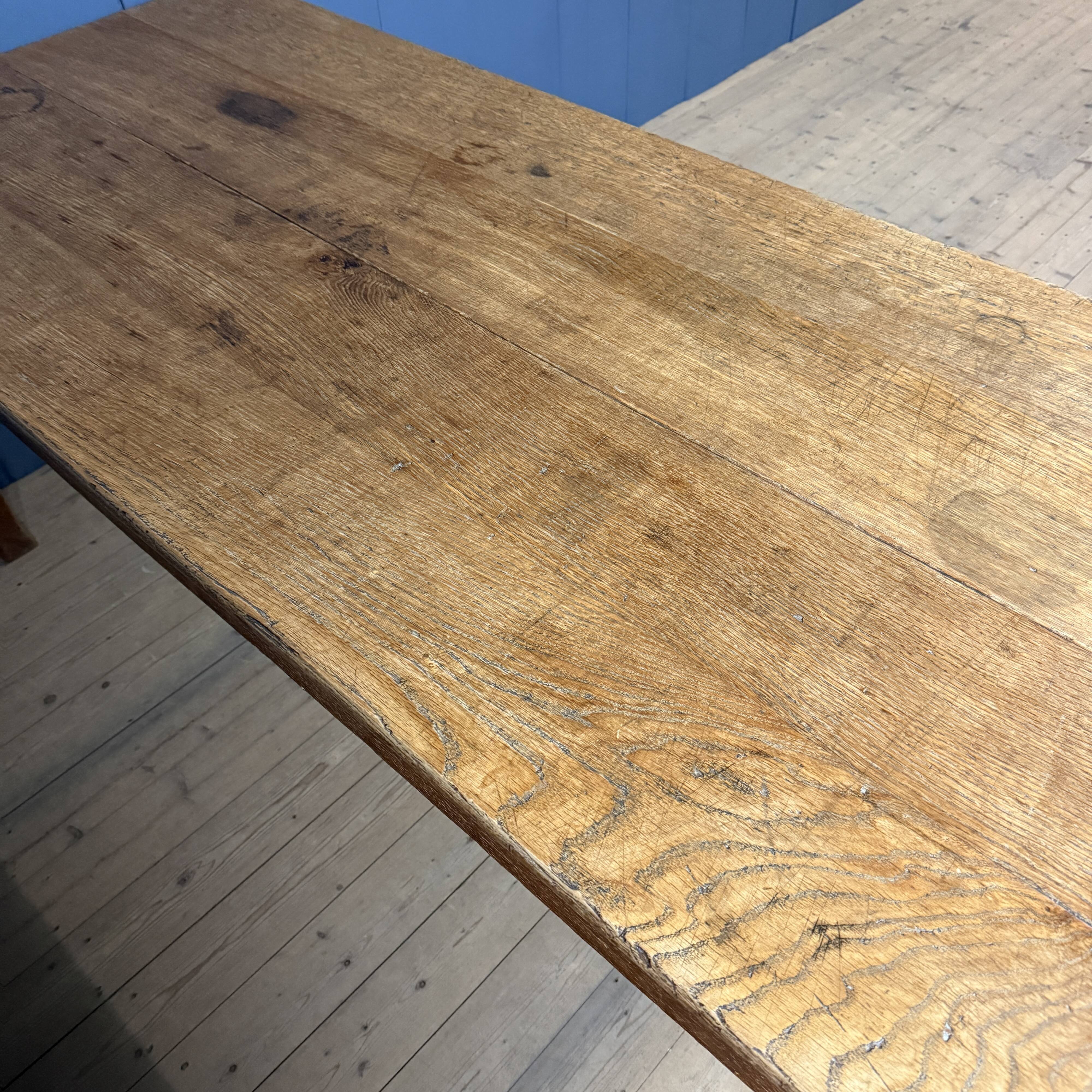 German oak coffee table