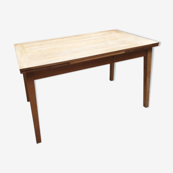 Scandinavian-style oak table