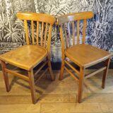 Pair of bistro chairs 1950