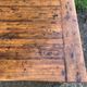 Antique Rustic Solid Cherry Farmhouse Table with 3 Drawers and 1 Pull Out