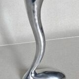 Postmodern aluminium candlestick