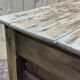 English flat desk in fir of the early twentieth century