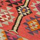 Turkish Handwoven Vintage Herki Kilim 93 cm x 340 cm