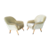 Together chairs Danish club 50 years Organic Green soft iced
