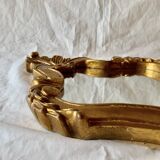 Golden shell mirror - baroque style