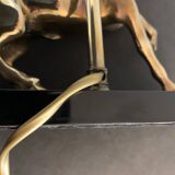 Brass horse lamp 1970