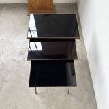 Adnet 1950s nesting tables trio