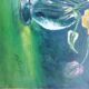 Huile sur toile tulipes en vase