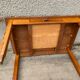 Solid oak farm table with 1 drawer