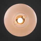 Mid-century opaline pendant lamp