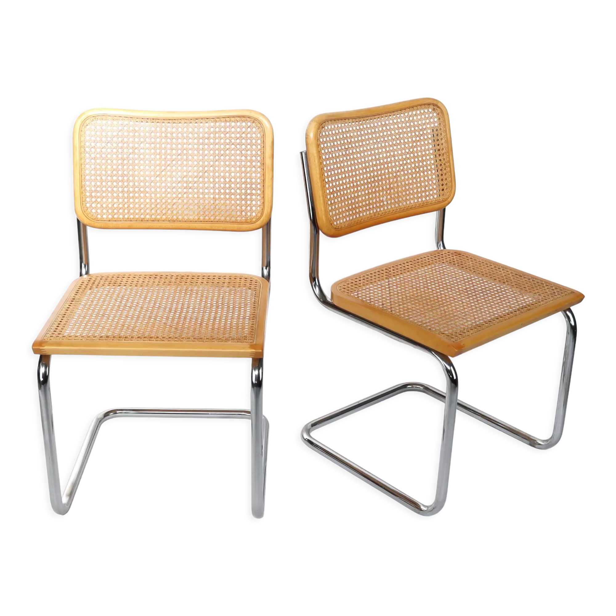 Pair of chairs B32 by Marcel Breuer