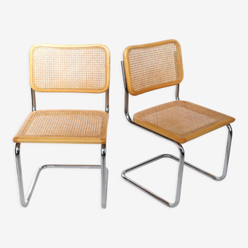 Pair of chairs B32 by Marcel Breuer