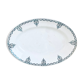 Oval service dish Moulin des Loups et Hamage