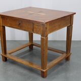 1930s Restored Antique Oak Table, Czechoslovakia