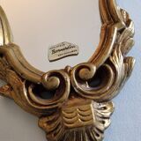Louis XV style shell mirror, Bernardini, 44 cm