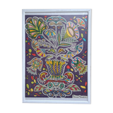 FELT DRAWING BY EDOUARD DERMIT. 07.04.1968