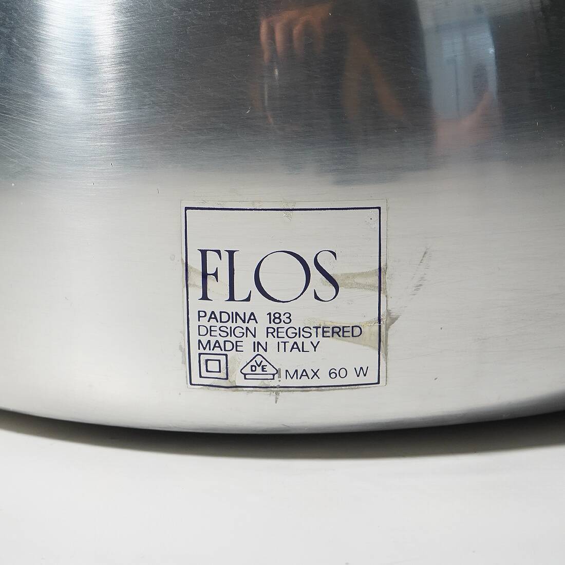 Pair of “Padina” ceiling lights by Achille Castiglioni for Flos, 1960s