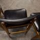 6 Teak chairs with oval back