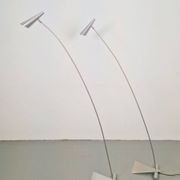Postmodern Arch Metal Reading Floor Lamps from Hala Zeist, 1980s, Set of 2
