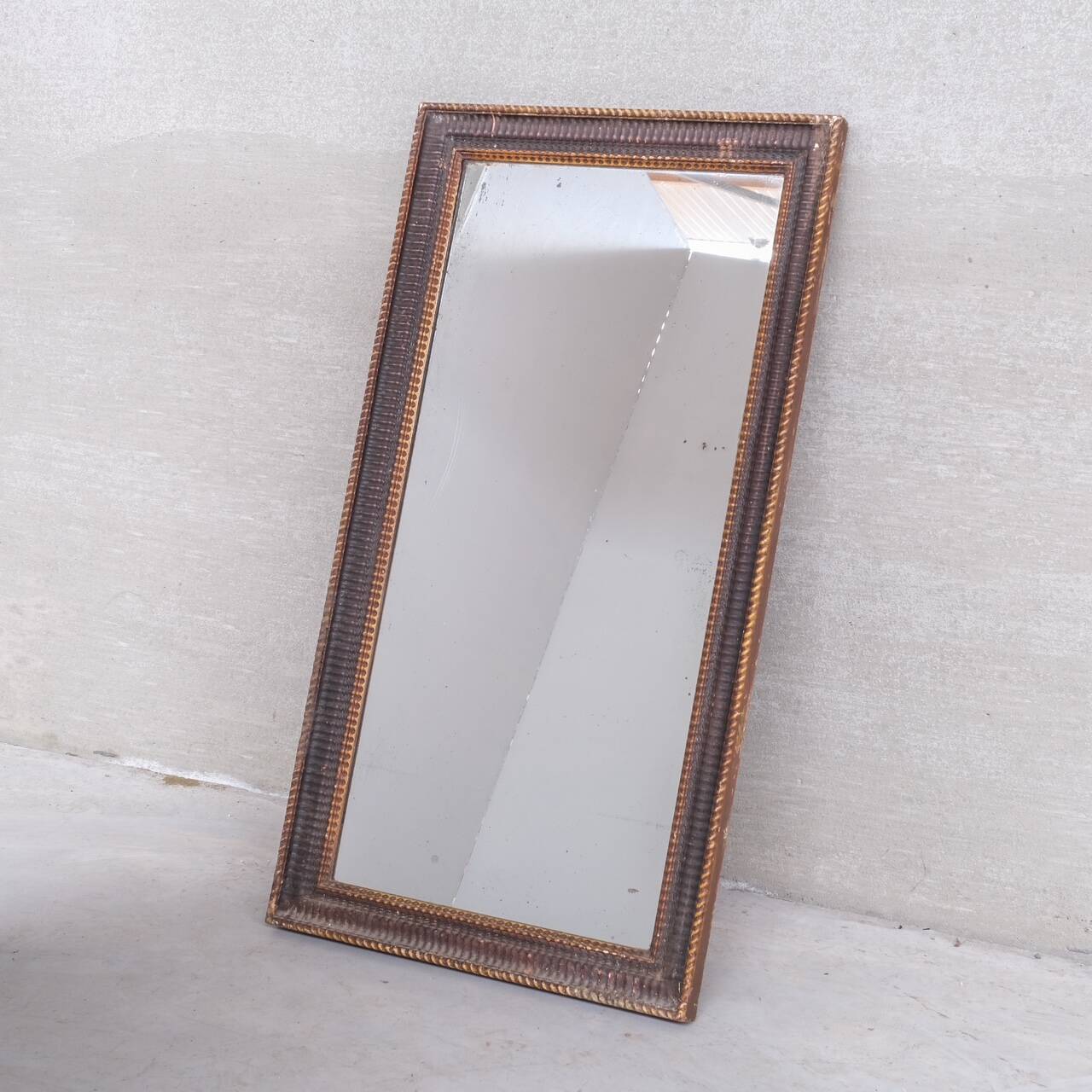 Antique Belgium Large Mirror