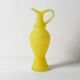 Mid-century Glass Lemon Patterned Yellow Jug / Limoncello Carafe / Italy