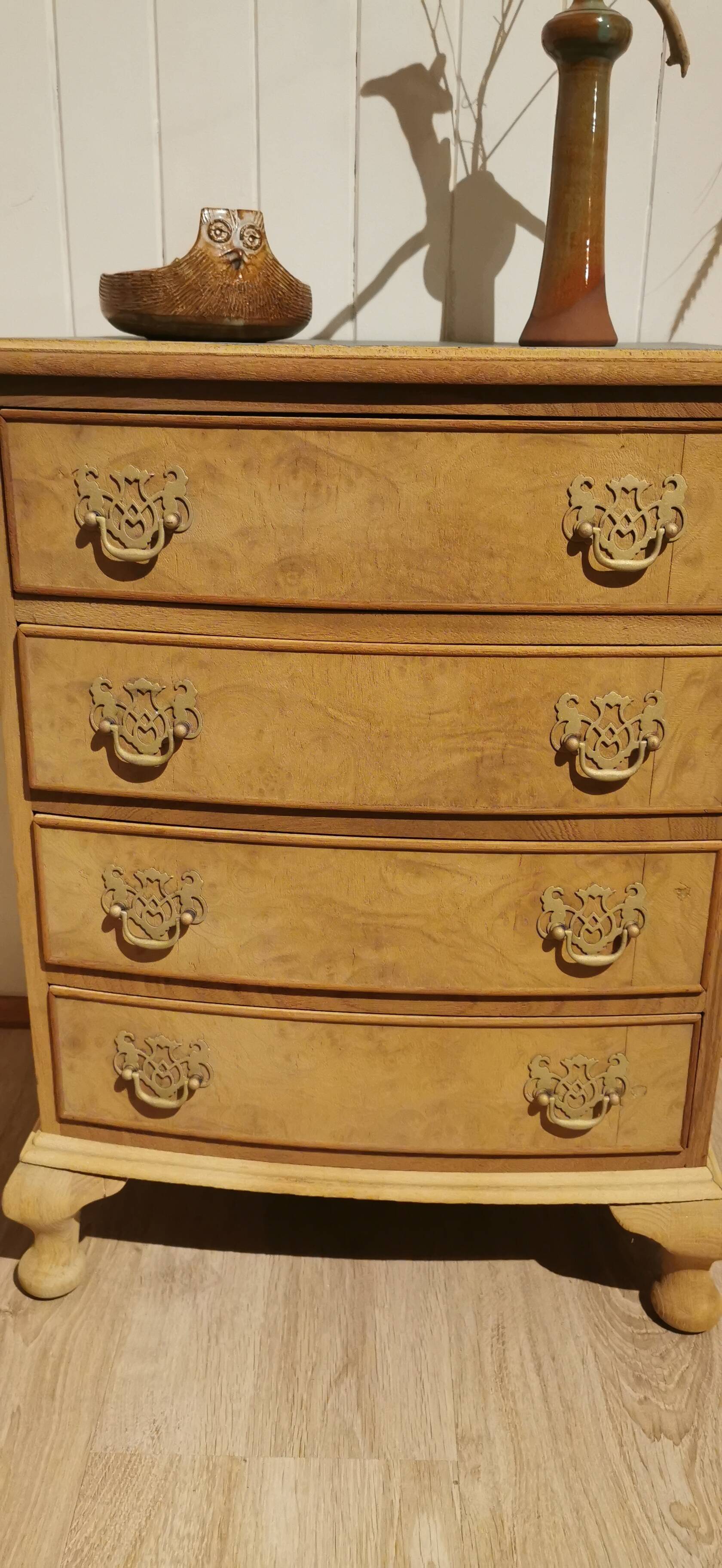 Small vintage commode sandblasted.