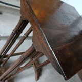 Pyrographed nesting tables