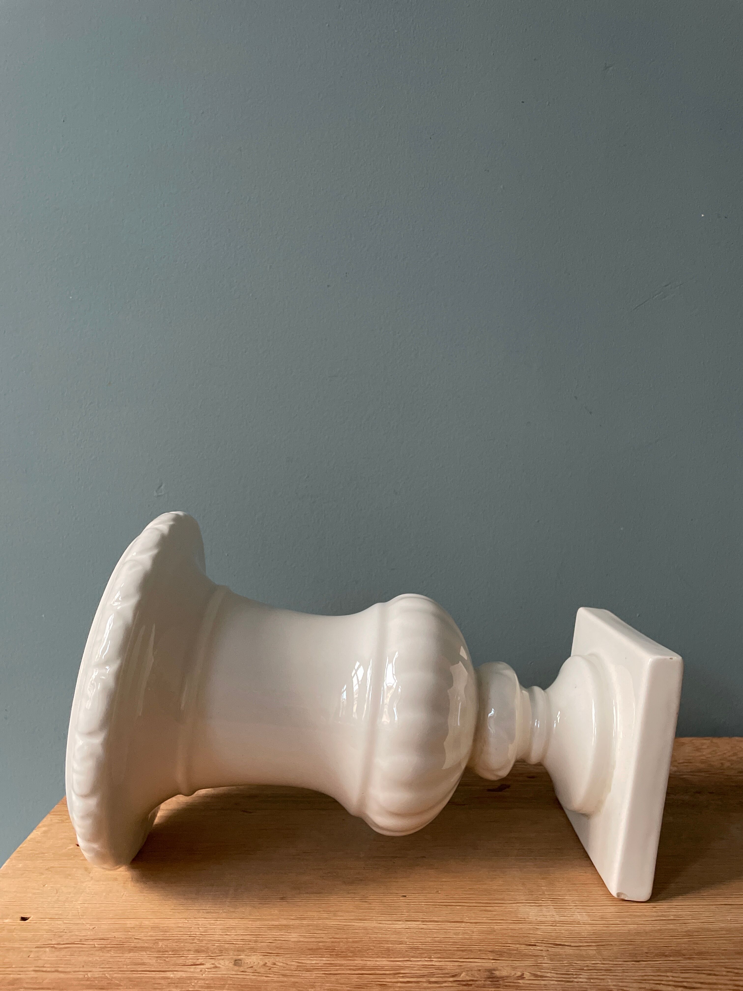 Medici vase in earthenware from Gien France