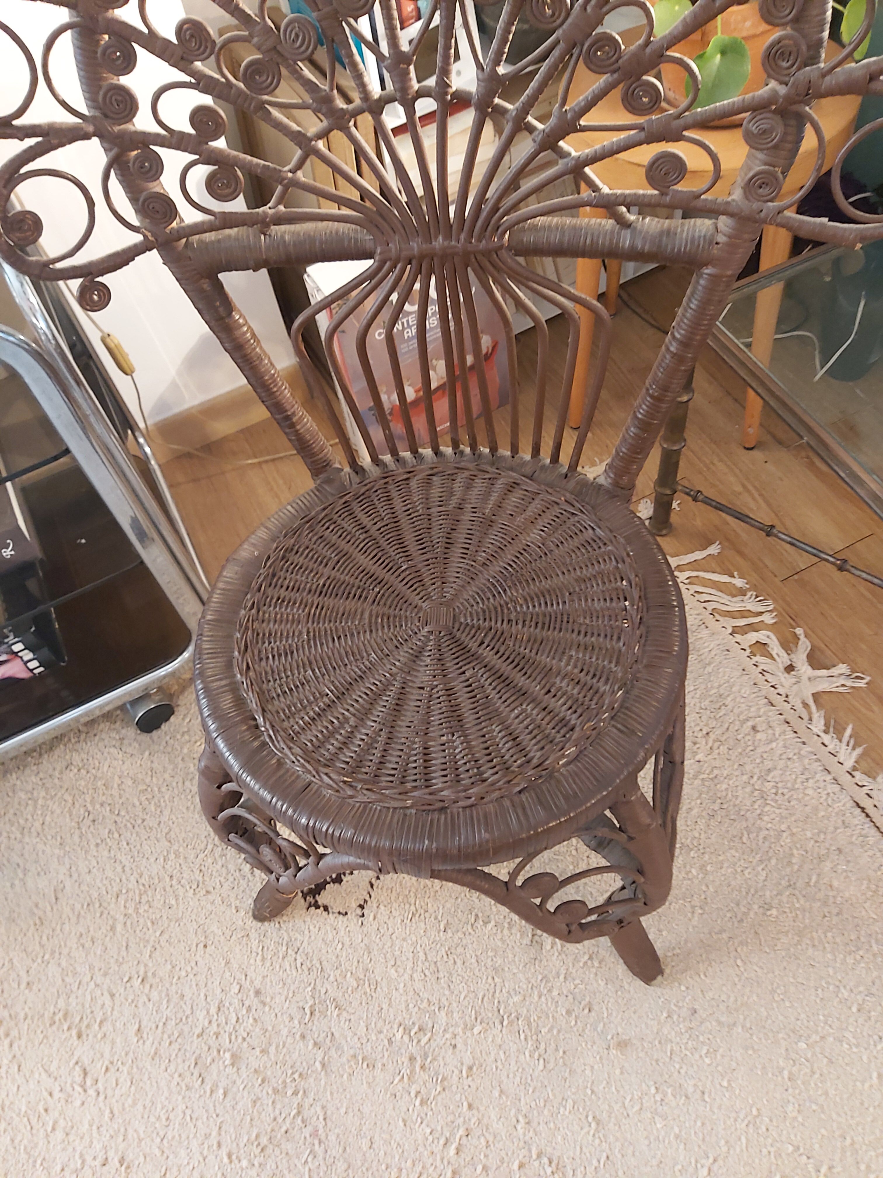 Vintage Peacock chair