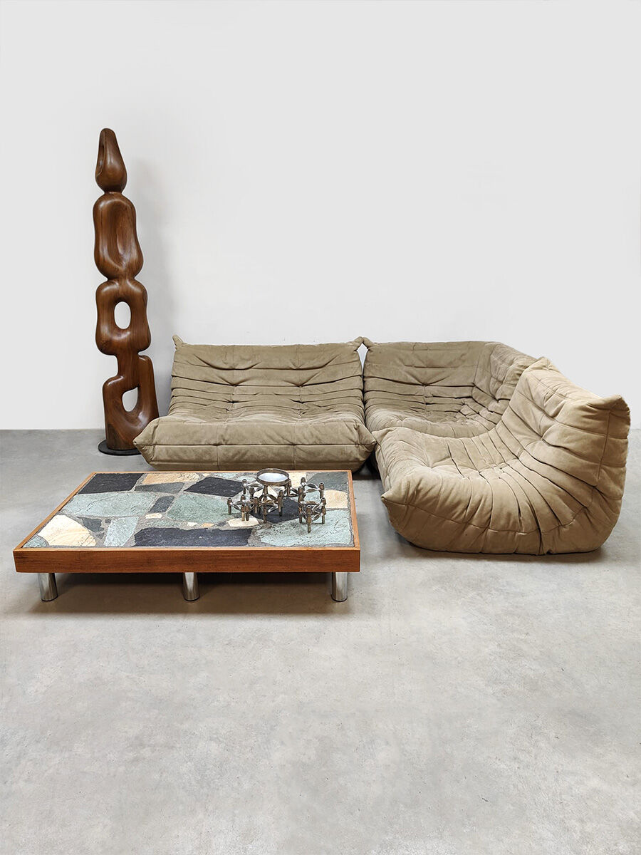 Canapé modulable Togo au design vintage, signé Michel Ducaroy Ligne Roset, 1970